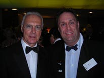 Stephan Pokorny mit Franz Beckenbauer auf dem Ball des Sports 2008